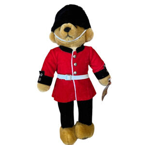 Merrythought England Plush Bear Harrods Royal Guard NWT 1990 Stuffed Animal